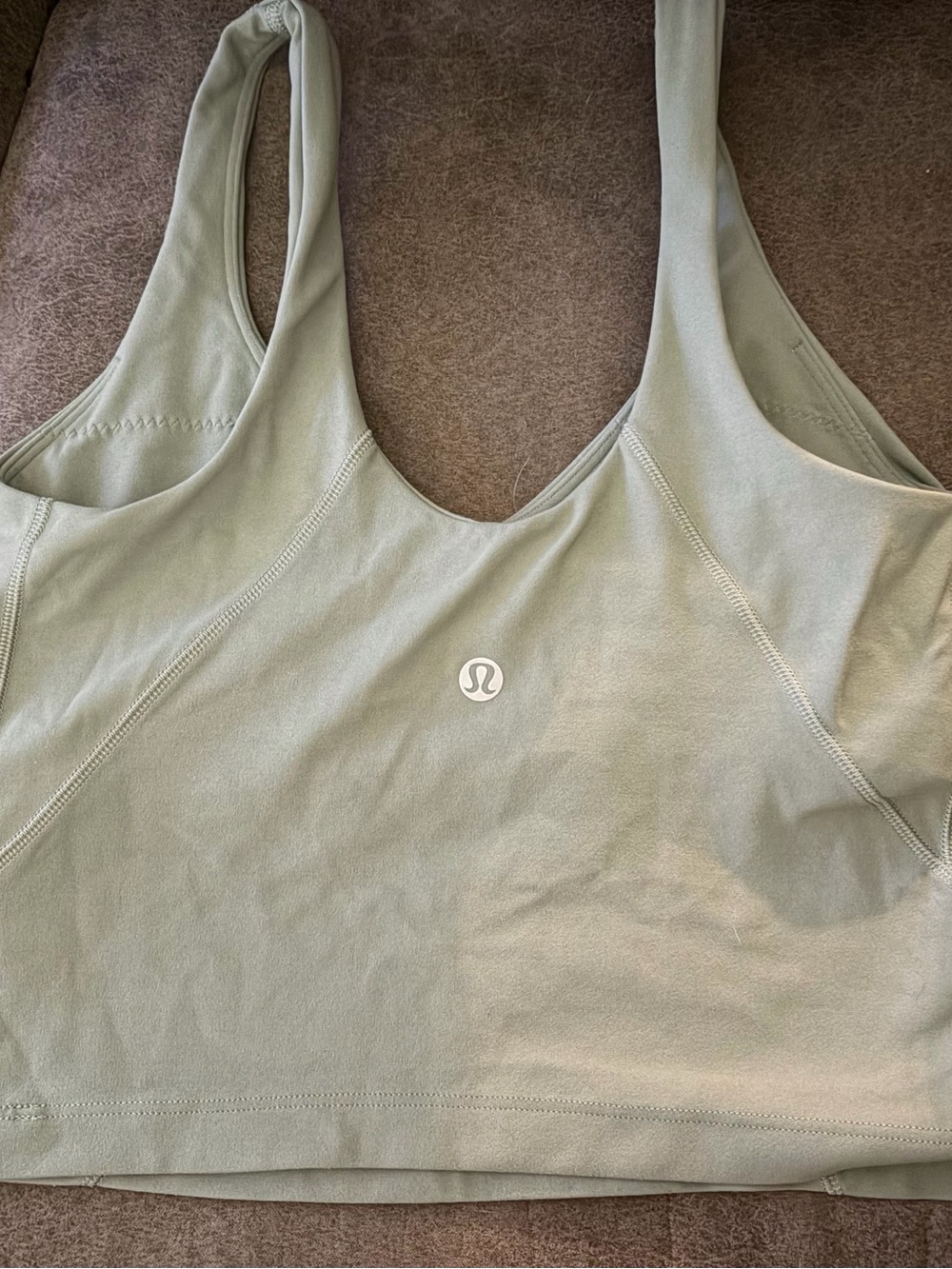 lululemon athletica Sage Green Scoop-Back Sports Bra